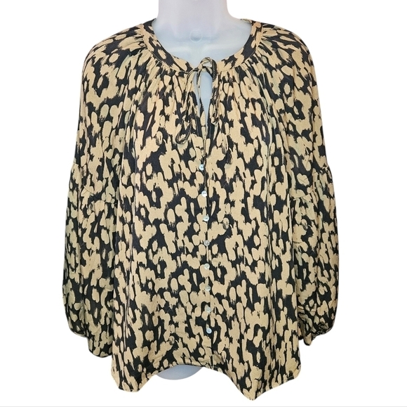 Blu Pepper Tops - Anthropologie Blu Pepper Oversized Button Up Tunic PTP 20